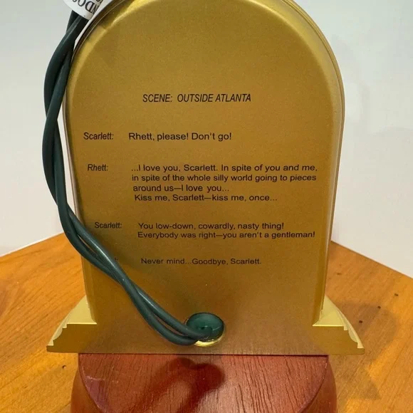 Hallmark vintage Gone With the Wind flickering light up ornament collectable - Picture 4 of 5